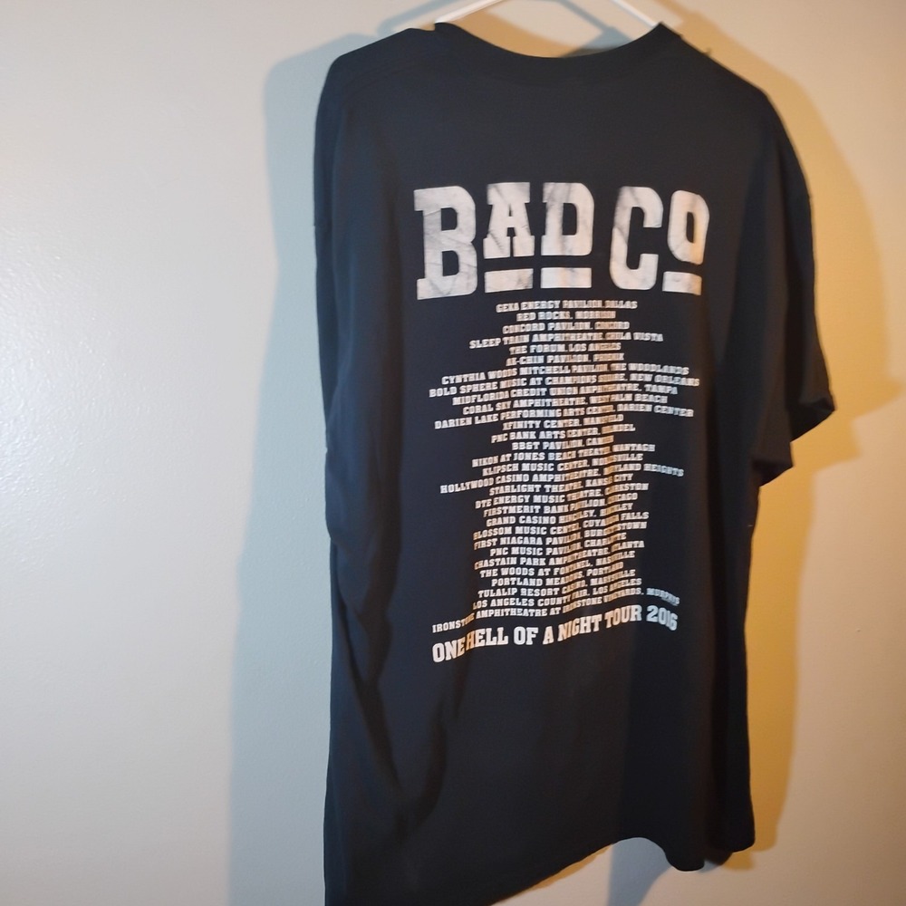 Bad Company Logo Mens T Shirt Music Classic Concert Rock Band Tee Black XL 2016 - Picture 10 of 13